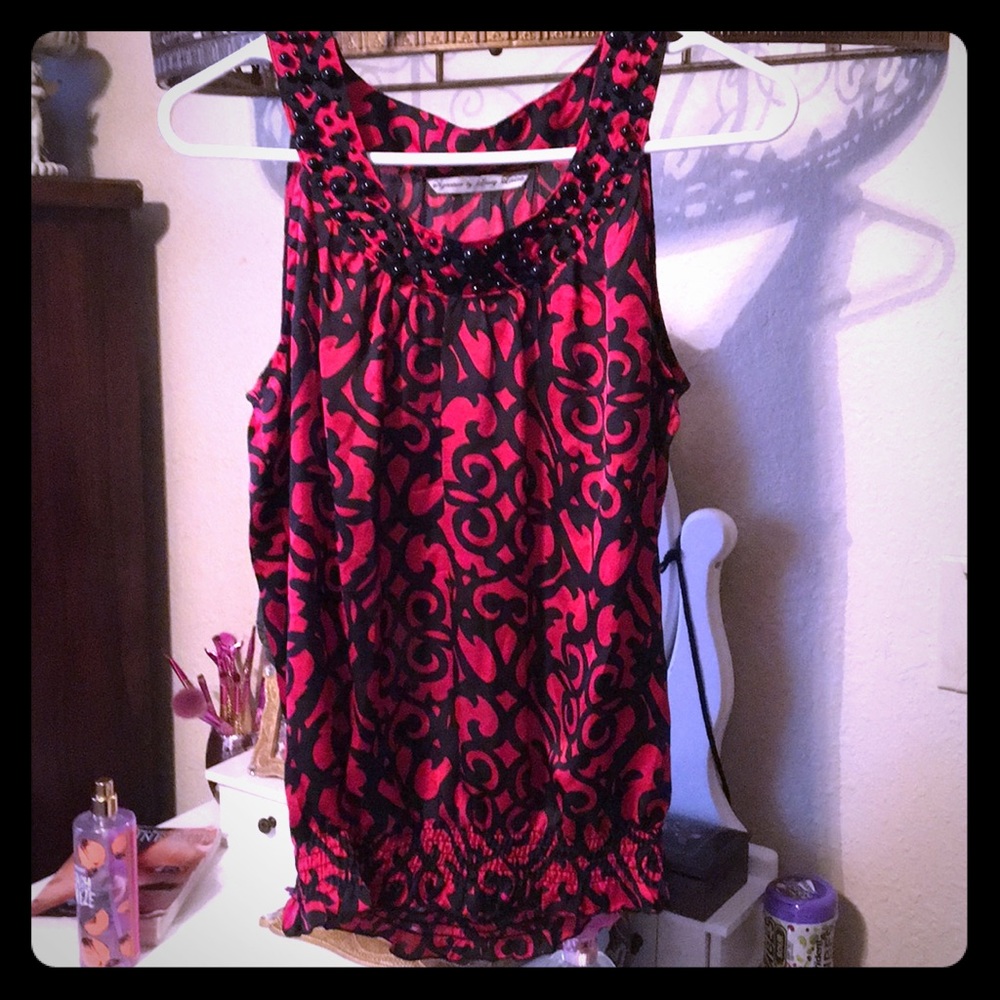 Sleeveless dress blouse